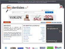 Tablet Screenshot of les-dentistes.ch